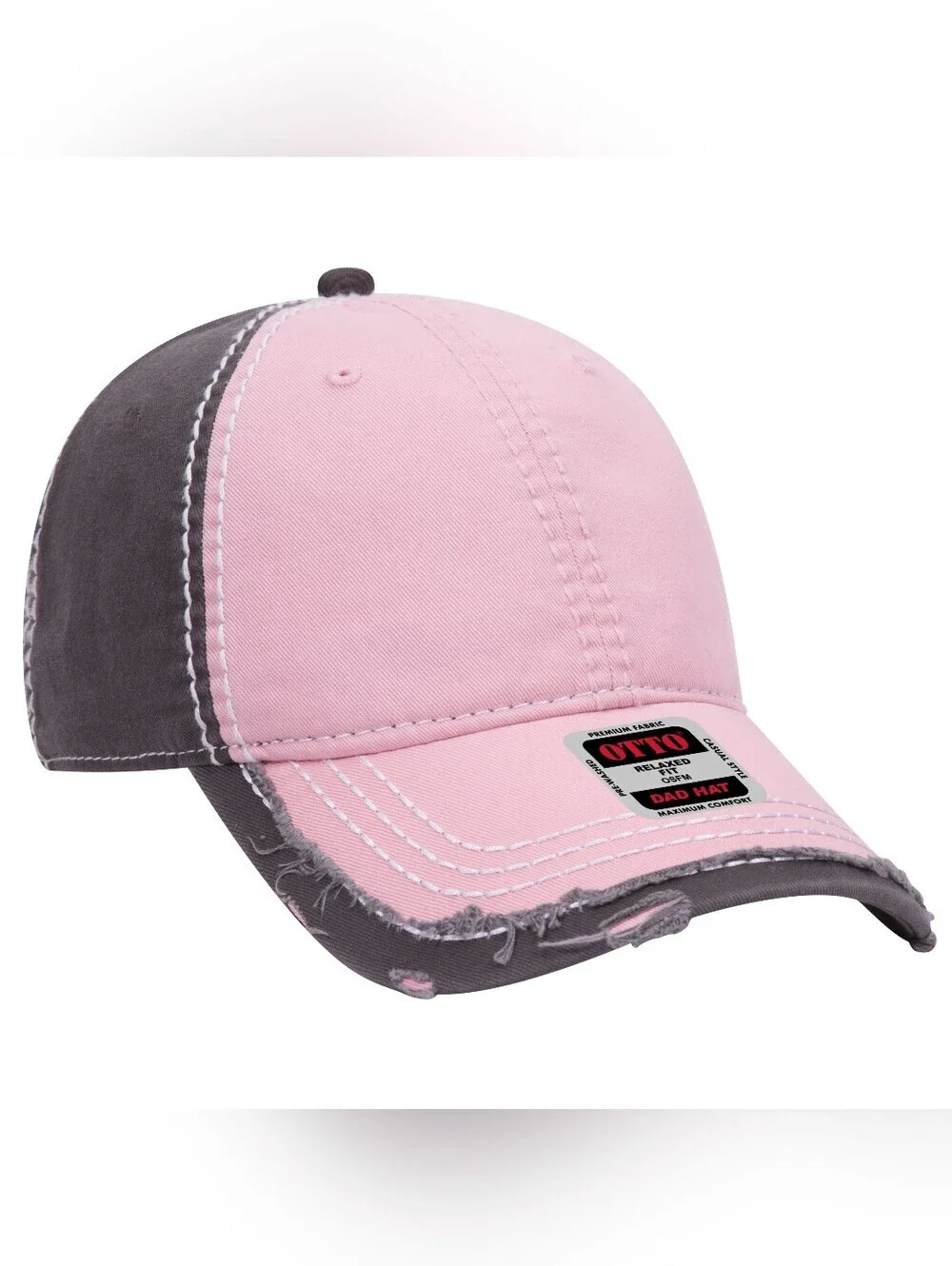 NWT Otto Pink And Grey Trucker Hat
